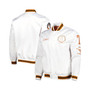 Men's White Texas Longhorns City Collection Satin Full-Snap Jacket