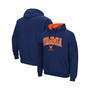 Men's Navy Virginia Cavaliers Arch and Logo 3.0 Pullover Hoodie