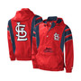 Men's Red St. Louis Cardinals Impact Hoodie Half-Zip Jacket
