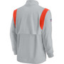 Men's Gray Cleveland Browns 2021 Sideline Coaches Repel Quarter-Zip Jacket