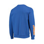 Men's Royal New York Mets Stacked Logo Pullover Sweatshirt