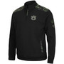 Men's Black Auburn Tigers OHT Military-Inspired Appreciation Commo Fleece Quarter-Zip Jacket