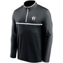 Men's Black Brooklyn Nets Starting Lineup Performance Quarter-Zip Jacket