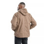 Men's Vintage Washed Sherpa-Lined Hooded Jacket Big & Tall