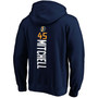 Men's Donovan Mitchell Navy Utah Jazz Team Playmaker Name and Number Pullover Hoodie