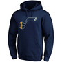 Men's Donovan Mitchell Navy Utah Jazz Team Playmaker Name and Number Pullover Hoodie
