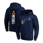Men's Donovan Mitchell Navy Utah Jazz Team Playmaker Name and Number Pullover Hoodie