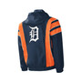 Men's Navy Detroit Tigers Impact Hoodie Half-Zip Jacket