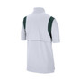 Men's White Michigan State Spartans Coach Short Sleeve Quarter-Zip Jacket