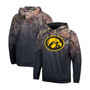 Men's Black Iowa Hawkeyes Mossy Oak Pullover Hoodie