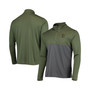 Men's Olive St. Louis Cardinals Delta Pursue Quarter-Zip Jacket