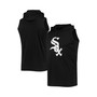 Men's Black Chicago White Sox Sleeveless Pullover Hoodie