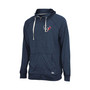 Men's Heathered Navy Houston Texans In Season Hoodie Full-Zip Jacket