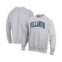 Men's Heathered Gray Villanova Wildcats Arch Reverse Weave Pullover Sweatshirt