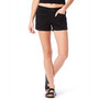 Juniors' Delaney Mid Rise Stretch Twill Shorts