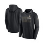 Men's Black New Orleans Saints Performance Team Pullover Hoodie
