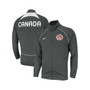 Men's Gray Canada Soccer Anthem Raglan Full-Zip Jacket