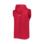Men's Cardinal Arizona Cardinals Relay Sleeveless Pullover Hoodie