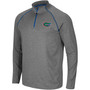Men's Heathered Charcoal Florida Gators Robert Raglan Quarter-Zip Jacket