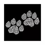 Men's Word Art Hoodie - Woof Paw Prints