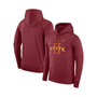 Men's Cardinal Iowa State Cyclones Performance Pullover Hoodie