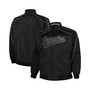 Men's Black Baltimore Orioles Big and Tall Nylon Full-Zip Jacket