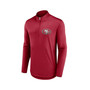 Men's Branded Scarlet San Francisco 49ers Tough Minded Quarter-Zip Top