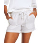 Women's 4.5" Crafted Linen Striped Shorts