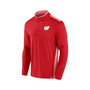 Men's Branded Red Wisconsin Badgers Recharged Quarter-Zip Jacket