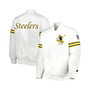 Men's White Pittsburgh Steelers The Power Forward Full-Snap Jacket