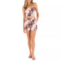 Juniors' Aloha Floral-Print Relaxed-Fit Shorts