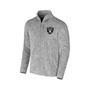 Men's NFL x Darius Rucker Collection by Heather Gray Las Vegas Raiders Fleece Full-Zip Jacket
