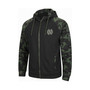 Men's Black Notre Dame Fighting Irish OHT Military-Inspired Appreciation Camo Raglan Full-Zip Hoodie