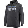 Men's Big and Tall Heathered Charcoal New York Giants Practice Pullover Hoodie