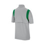 Men's Gray Oregon Ducks Coach Short Sleeve Quarter-Zip Jacket