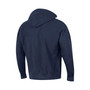 Men's Navy West Virginia Mountaineers Team Arch Reverse Weave Pullover Hoodie