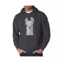 Men's Word Art Hoodie - Llama