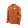 Men's Branded Texas Orange Texas Longhorns Ringer Quarter-Zip Top