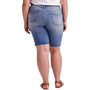 Plus Size Cecilia Mid Rise Bermuda Shorts