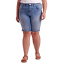 Plus Size Cecilia Mid Rise Bermuda Shorts