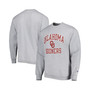 Men's Heather Gray Oklahoma Sooners High Motor Pullover Sweatshirt