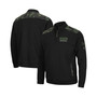 Men's Black Indiana Hoosiers OHT Military-Inspired Appreciation Commo Fleece Quarter-Zip Jacket