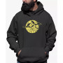 Men's Halloween Bats Word Art Hooded Sweatshirt