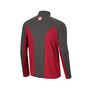 Men's Crimson, Charcoal Alabama Crimson Tide Two Yutes Raglan Quarter-Zip Windshirt