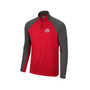 Men's Scarlet, Charcoal Ohio State Buckeyes Two Yutes Raglan Quarter-Zip Windshirt