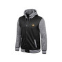Men's Black Army Black Knights Robinson Hoodie Full-Snap Jacket