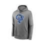 Men's Heathered Gray Los Angeles Rams Rewind Club Fleece Pullover Hoodie