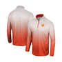 Men's White, Orange Clemson Tigers Laws of Physics Quarter-Zip Windshirt