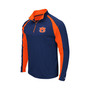 Men's Heathered Navy Auburn Tigers The J. Peterman Quarter-Zip Pullover Jacket