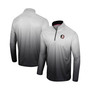 Men's White, Black Florida State Seminoles Laws of Physics Quarter-Zip Windshirt